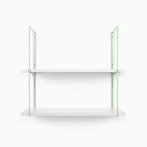 Lloyd White 2 Tiered Shelf