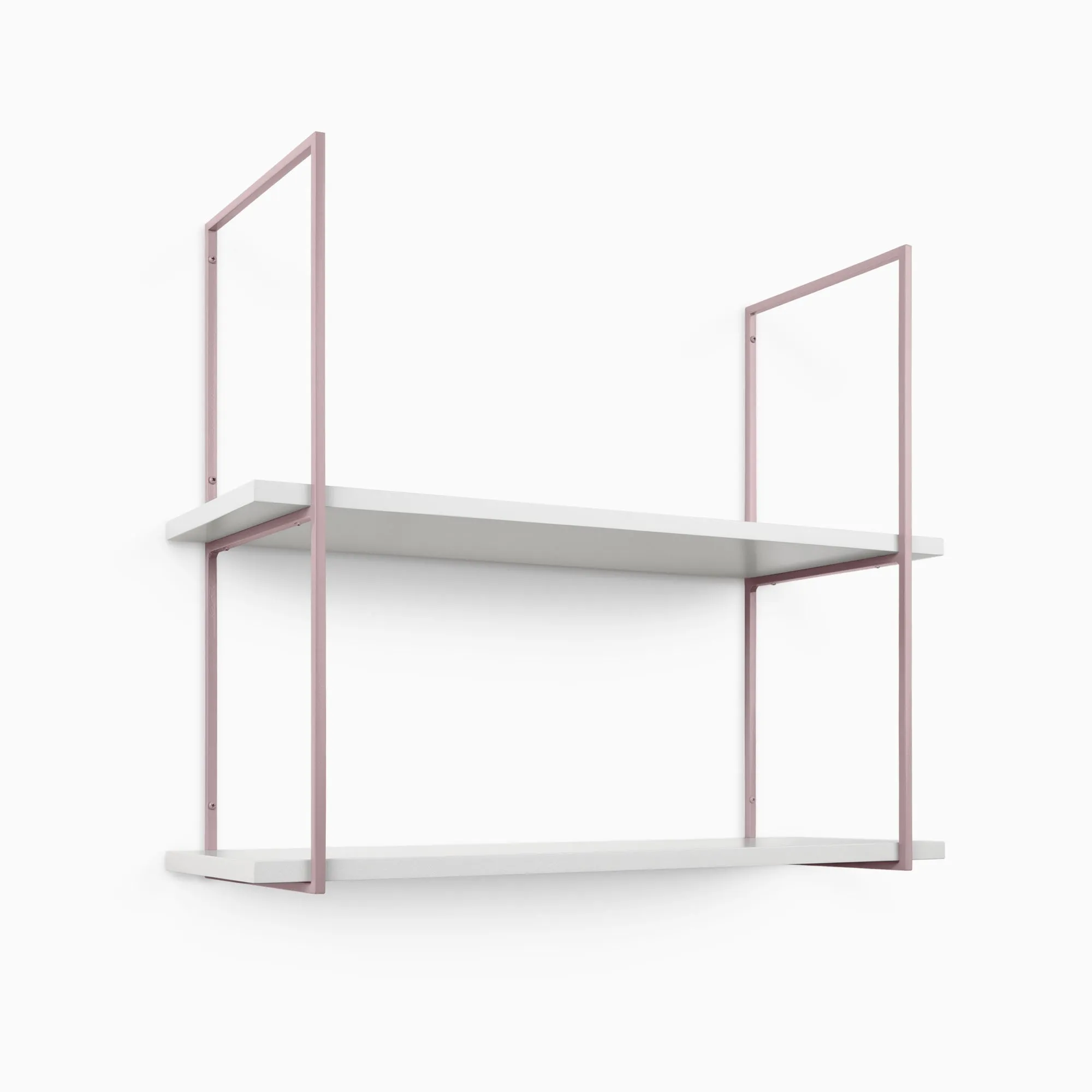 Lloyd White 2 Tiered Shelf