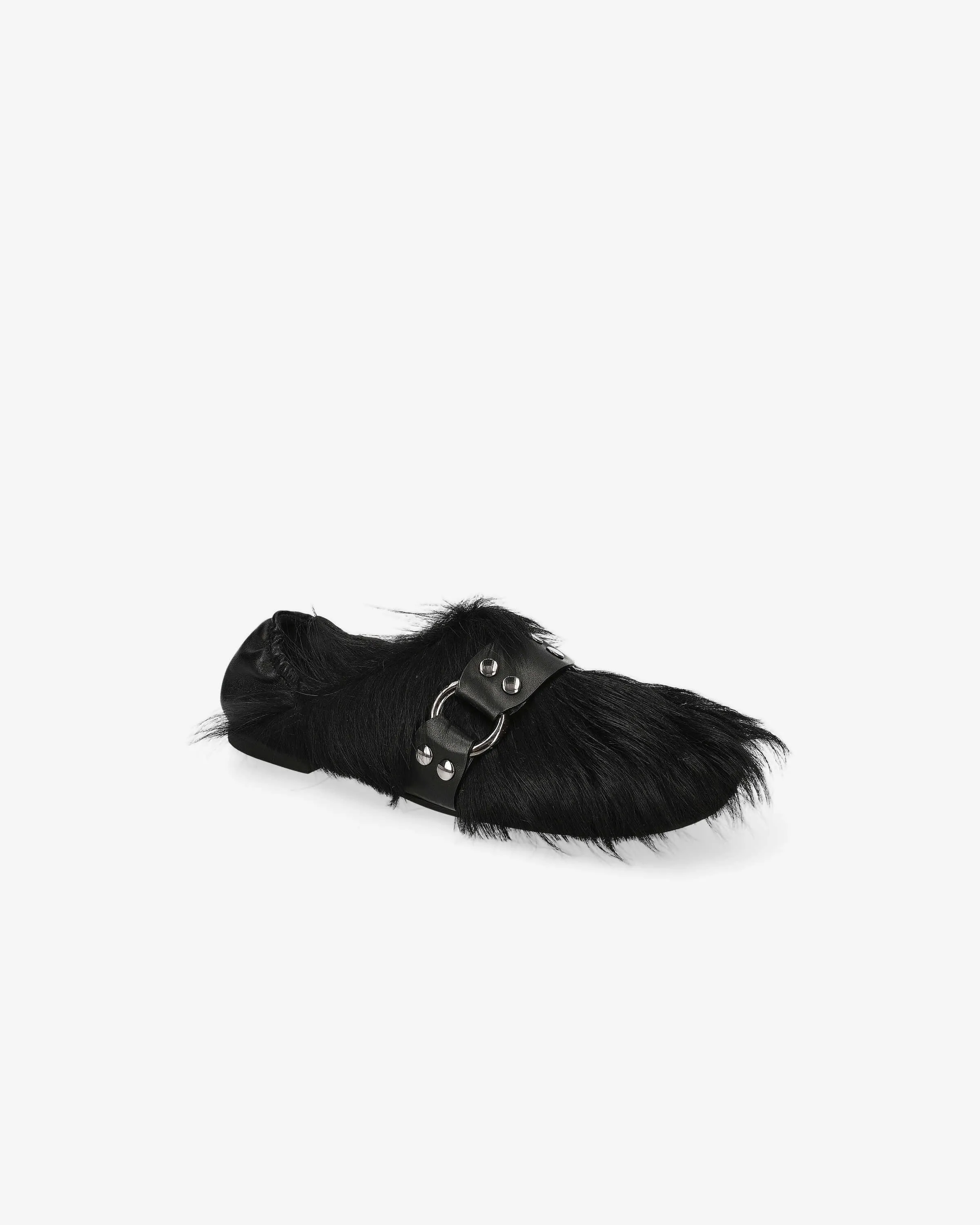 Loafer M6823A Furry Nappa Nero