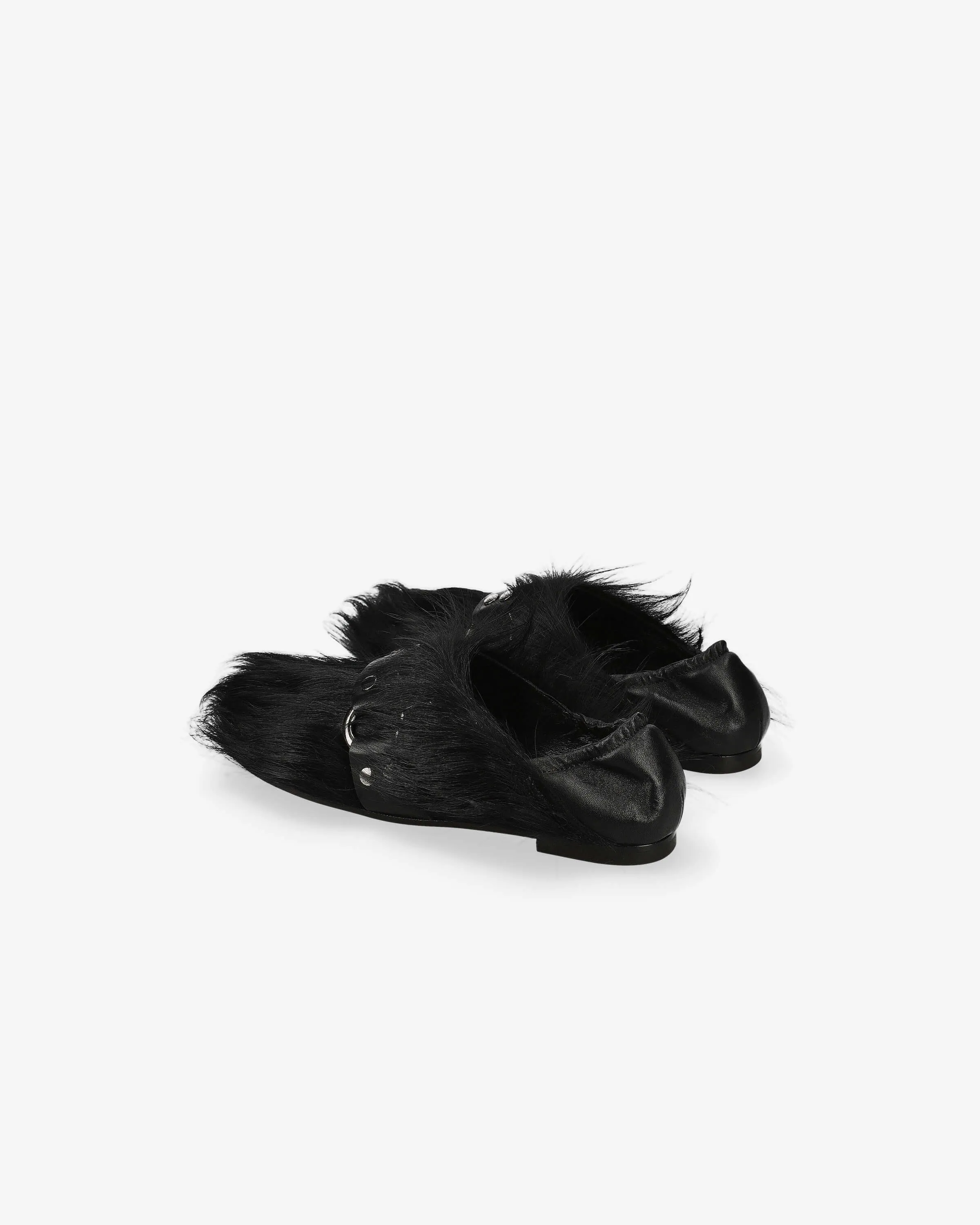 Loafer M6823A Furry Nappa Nero