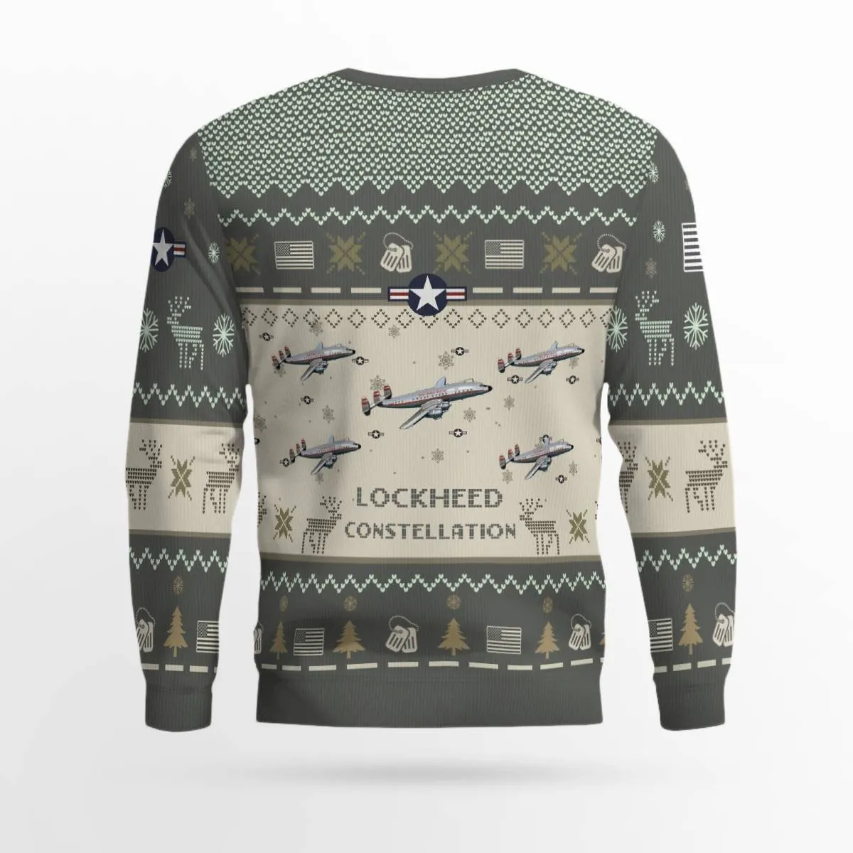 Lockheed Constellation Aircraft Ugly Sweater, Ugly Sweater Christmas Shirt for Men Dad Veteran