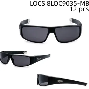 LOCS Wholesale Sunglasses 8LOC9035-MB