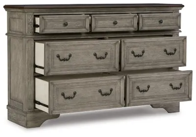 Lodenbay California King Panel Bed with Dresser