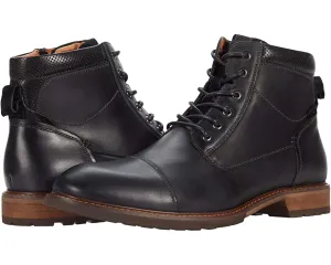 Lodge Cap Toe Lace-Up Boot Florsheim, black