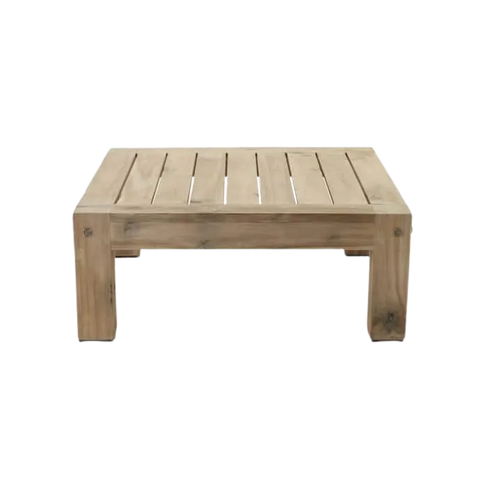 Lodge Outdoor Distressed Teak Coffee Table