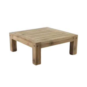 Lodge Outdoor Distressed Teak Coffee Table