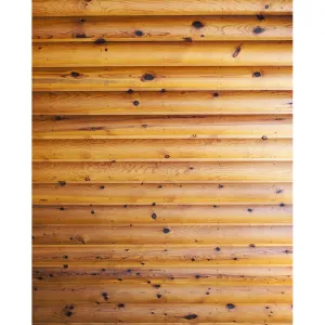 Log Cabin Planks Printed Backdrop