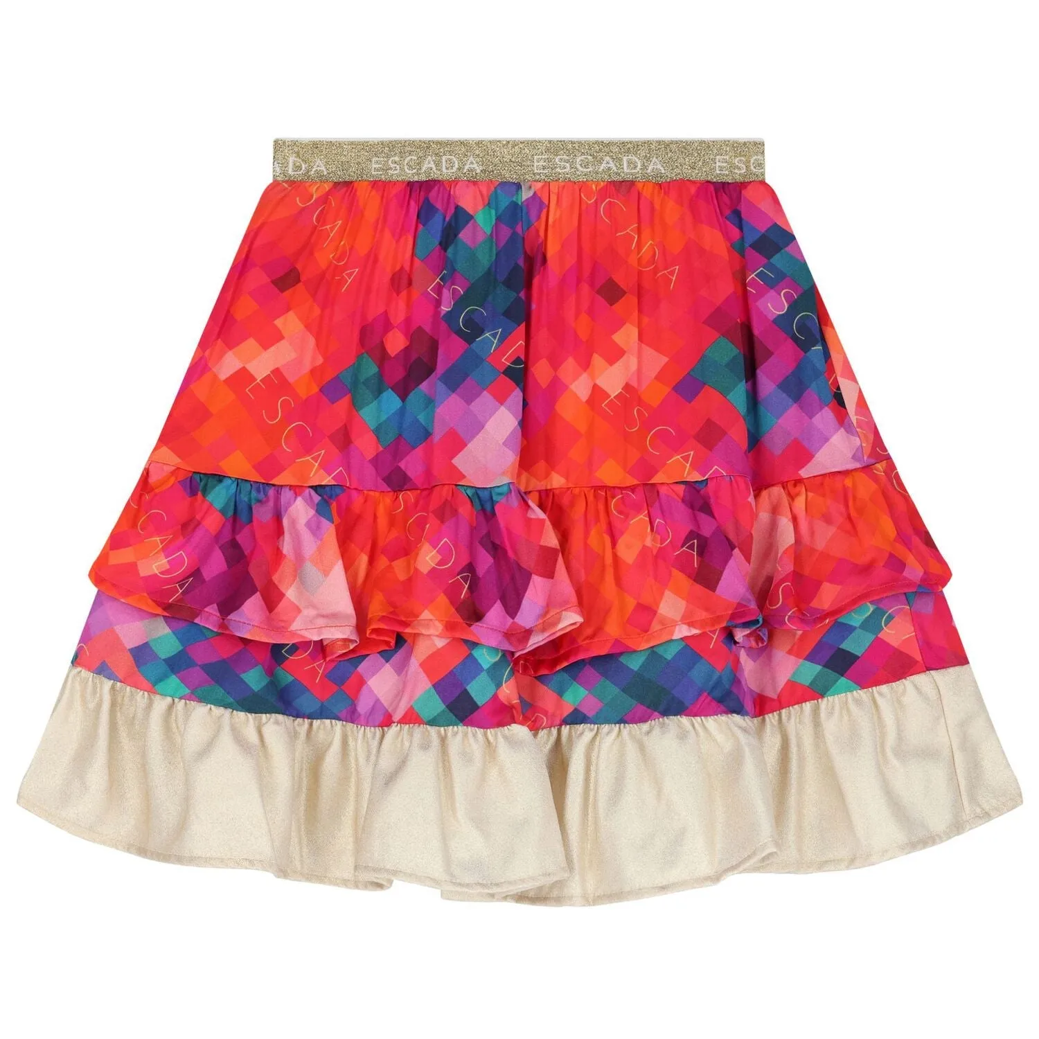 Logo Layered Skirt