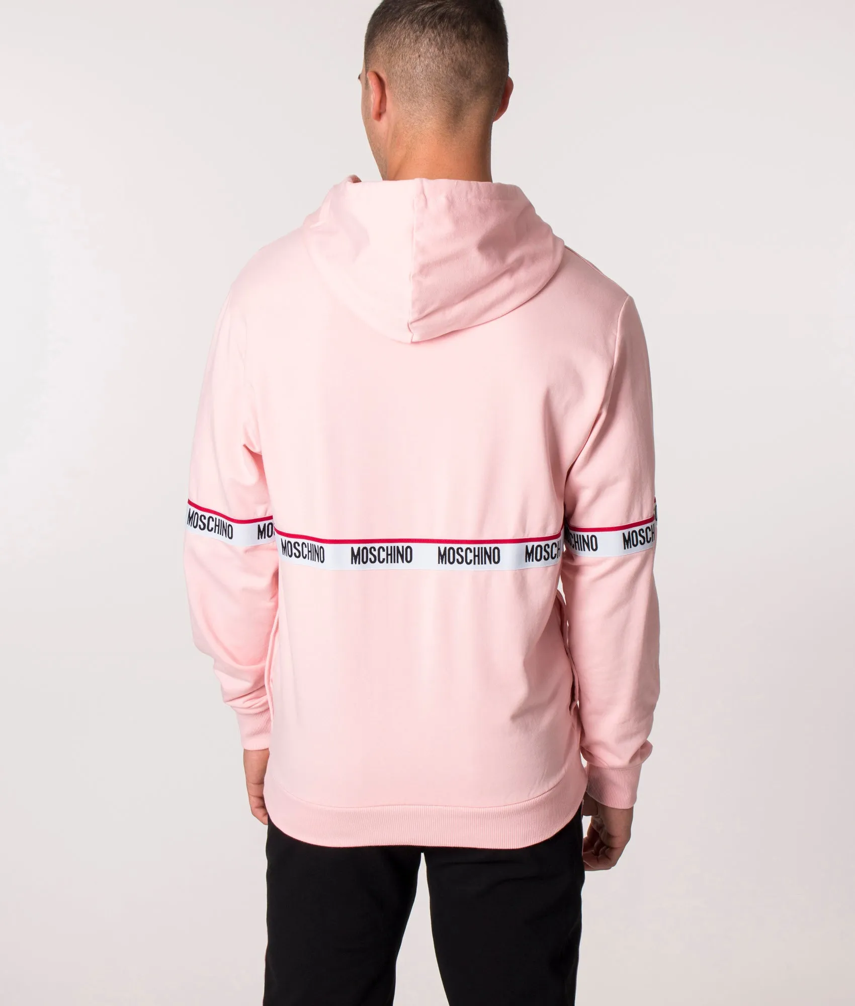 Logo Taped Hoodie