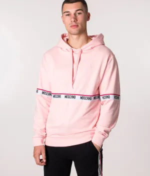 Logo Taped Hoodie