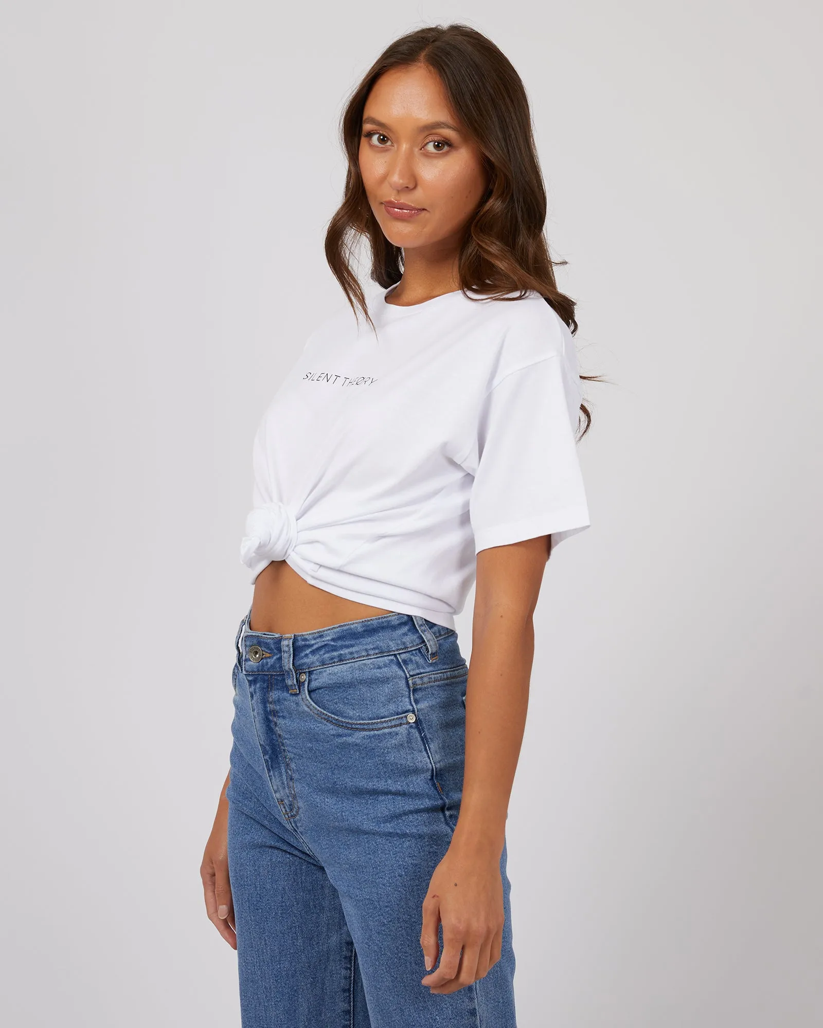 Logo Tee White