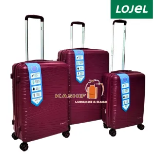 LOJEL anti-theft zipper hardtop trolley Suitcase Set