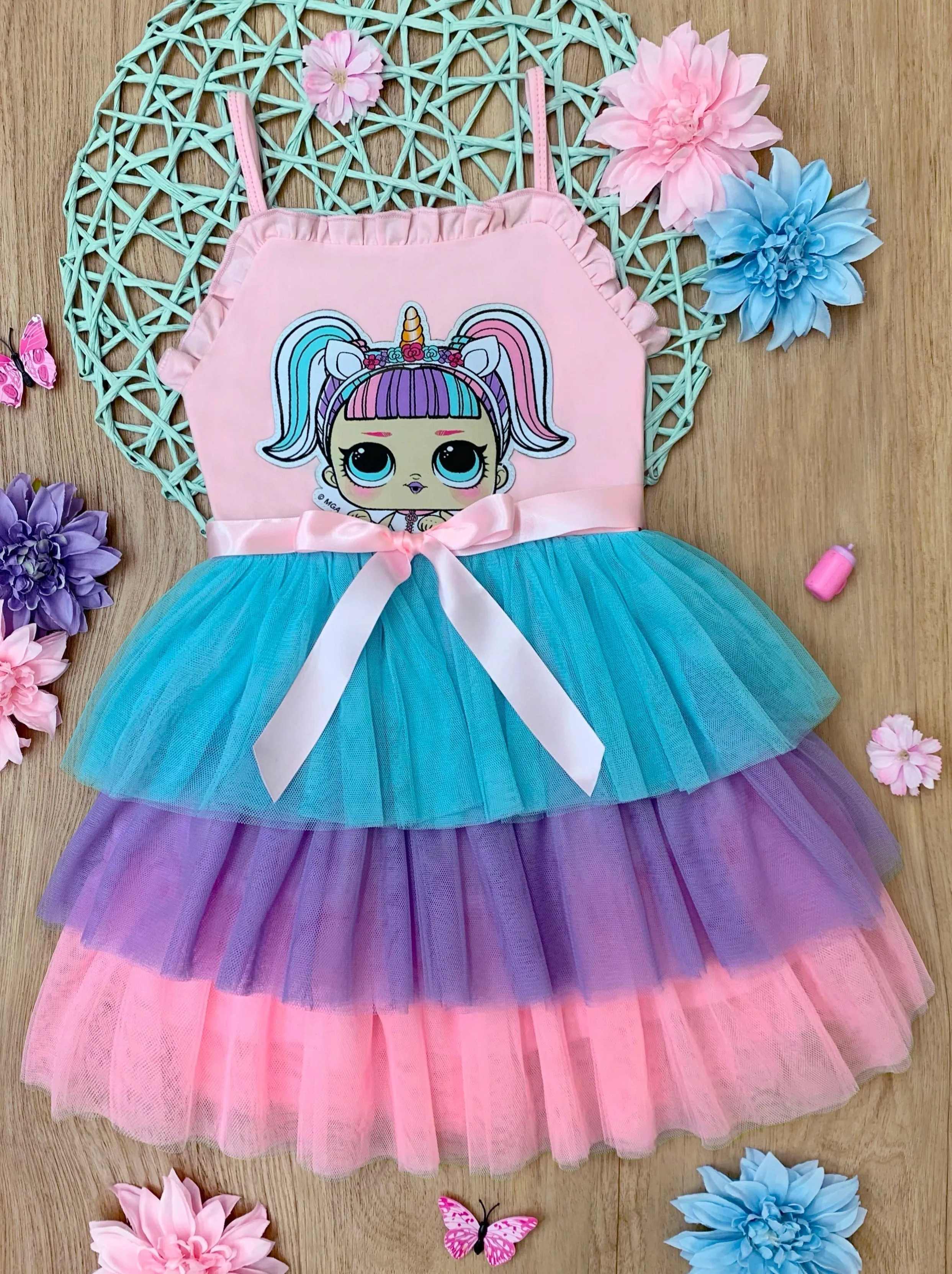 L.o.l. Surprise! Unicorn Casual Tutu Dress