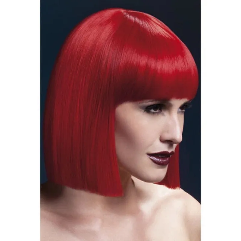 Lola Blunt Bob Wig - Red