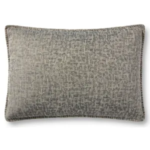 Loloi Jacquard Woven Pillow, Grey