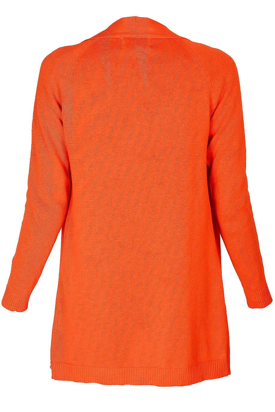 LONDON BOBBIE Orange Long Cardigan