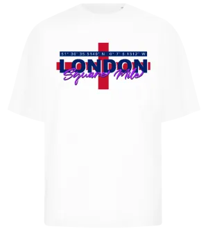 London Coordinates Design - Premium men's oversized t-shirt