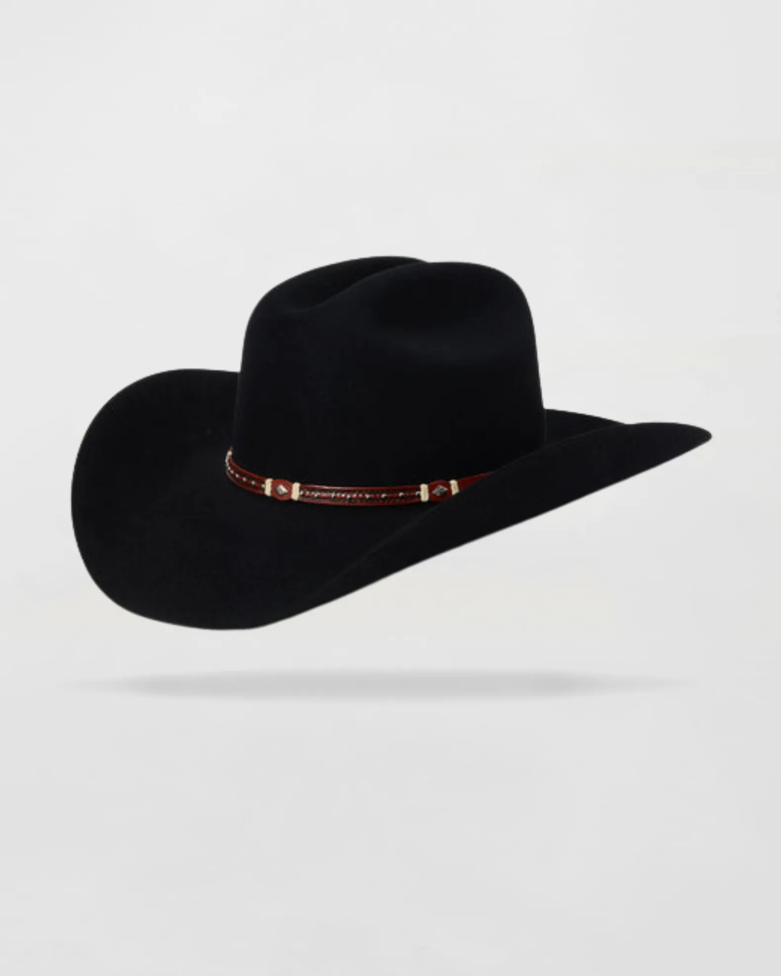 Lone Star Series Felt Cowboy Hat in Black