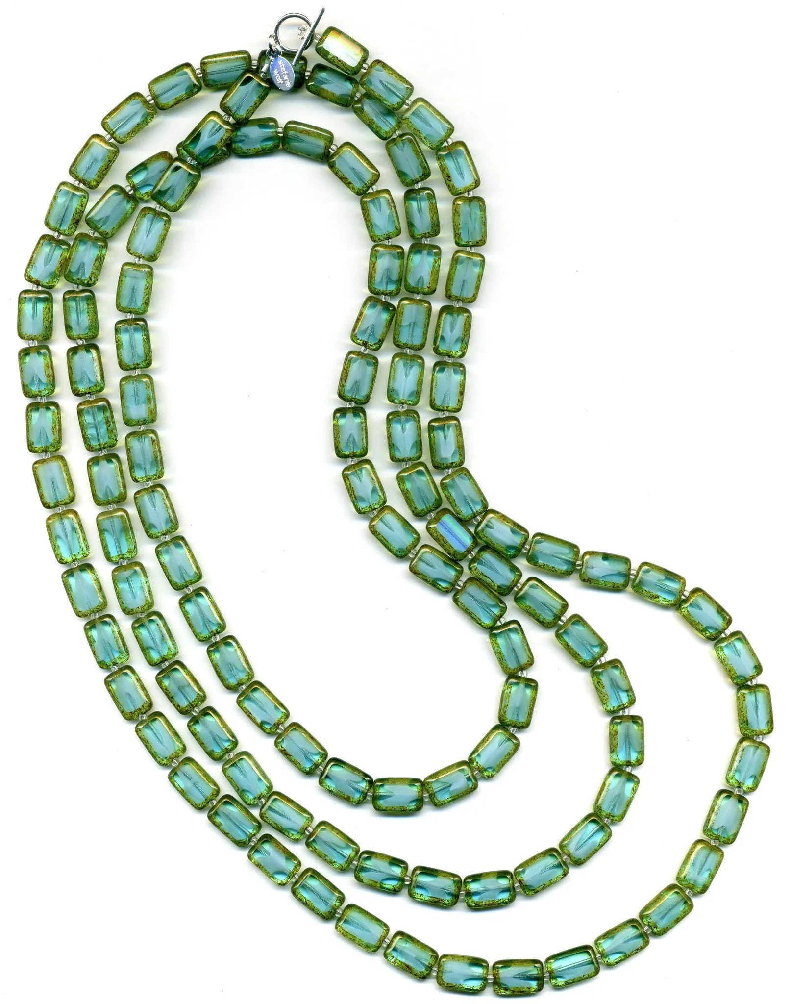 Long Beaded Necklace, 7 Ways to Wear, Trilogy 60"