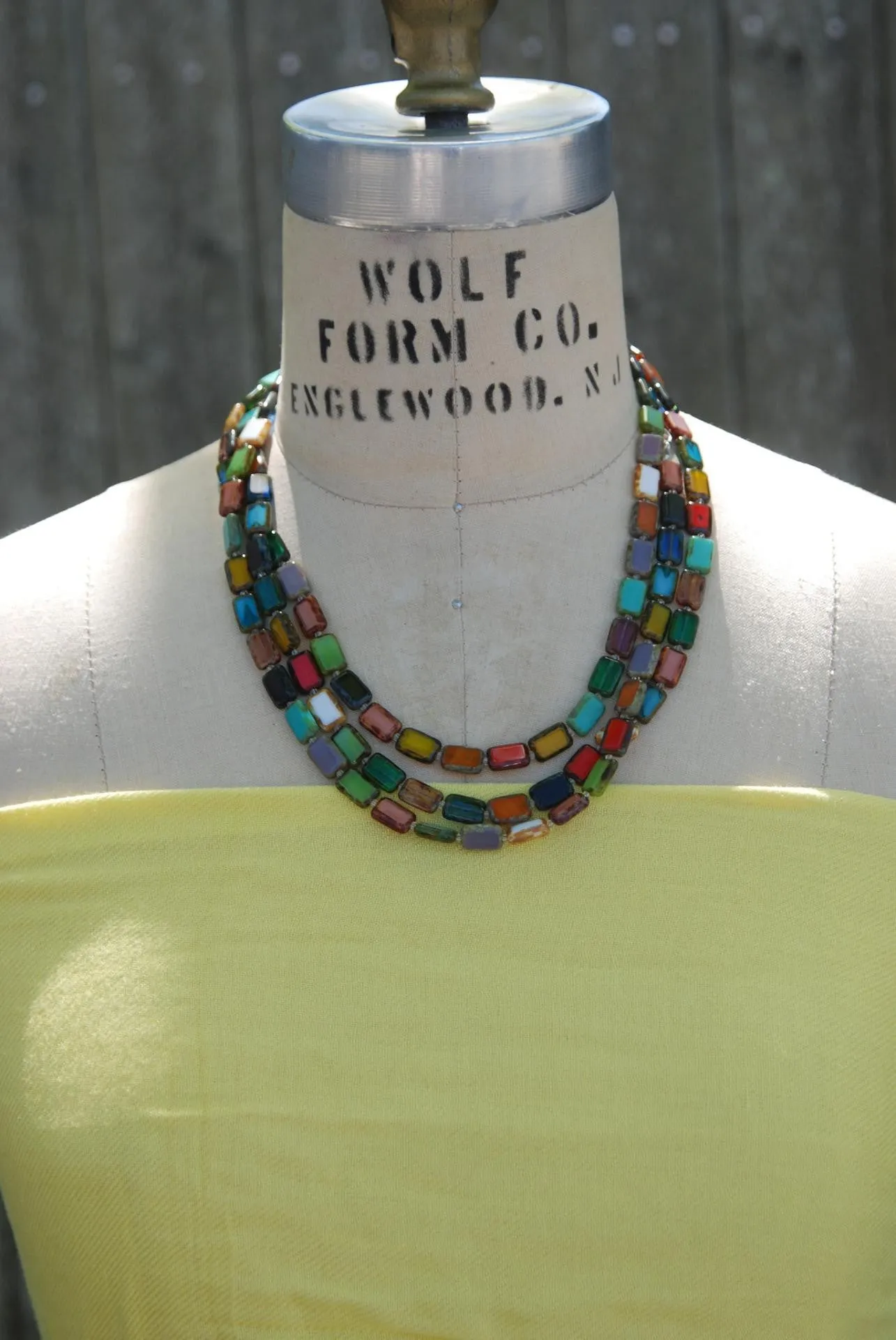 Long Beaded Necklace, 7 Ways to Wear, Trilogy 60"