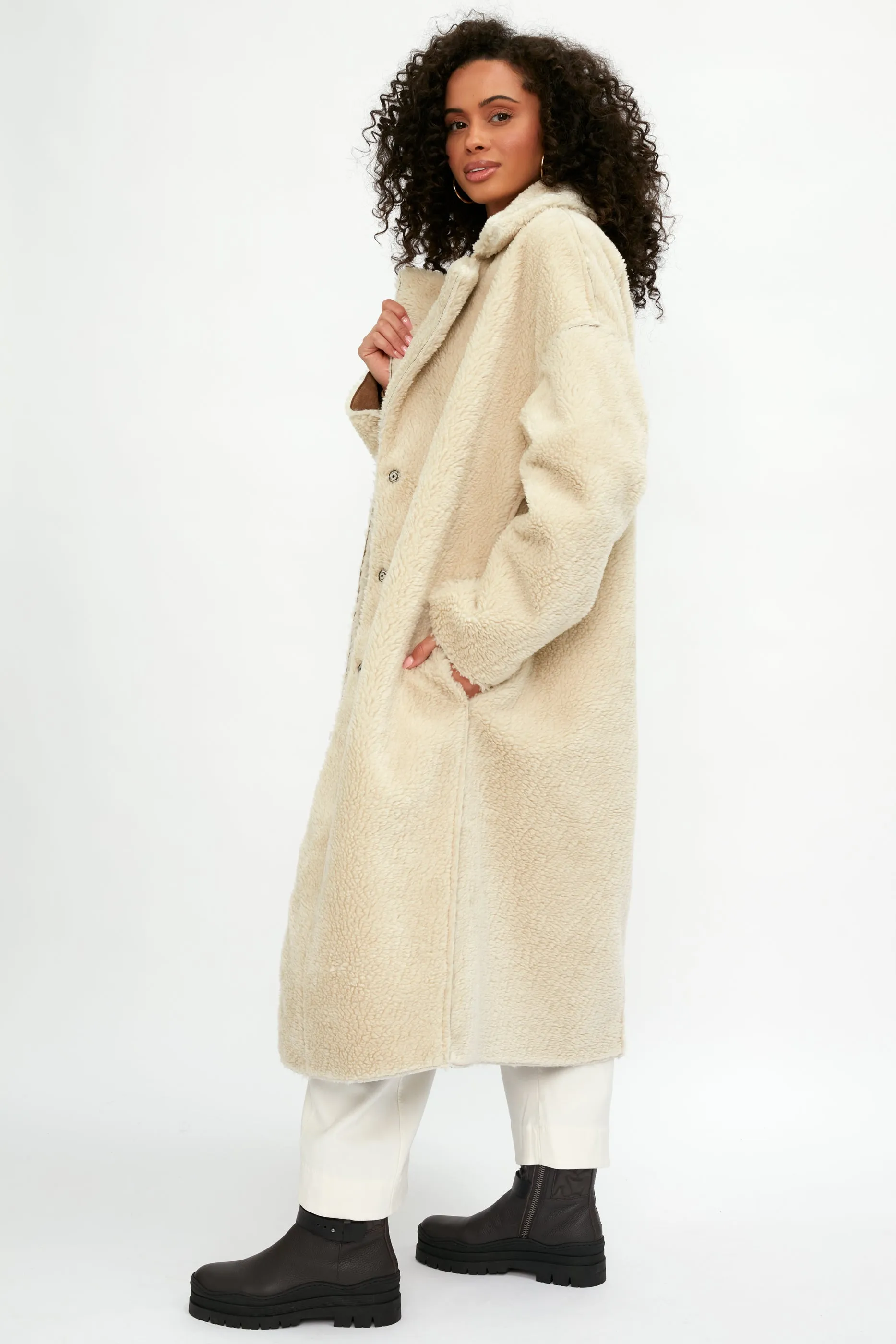 Long Coat in Milk