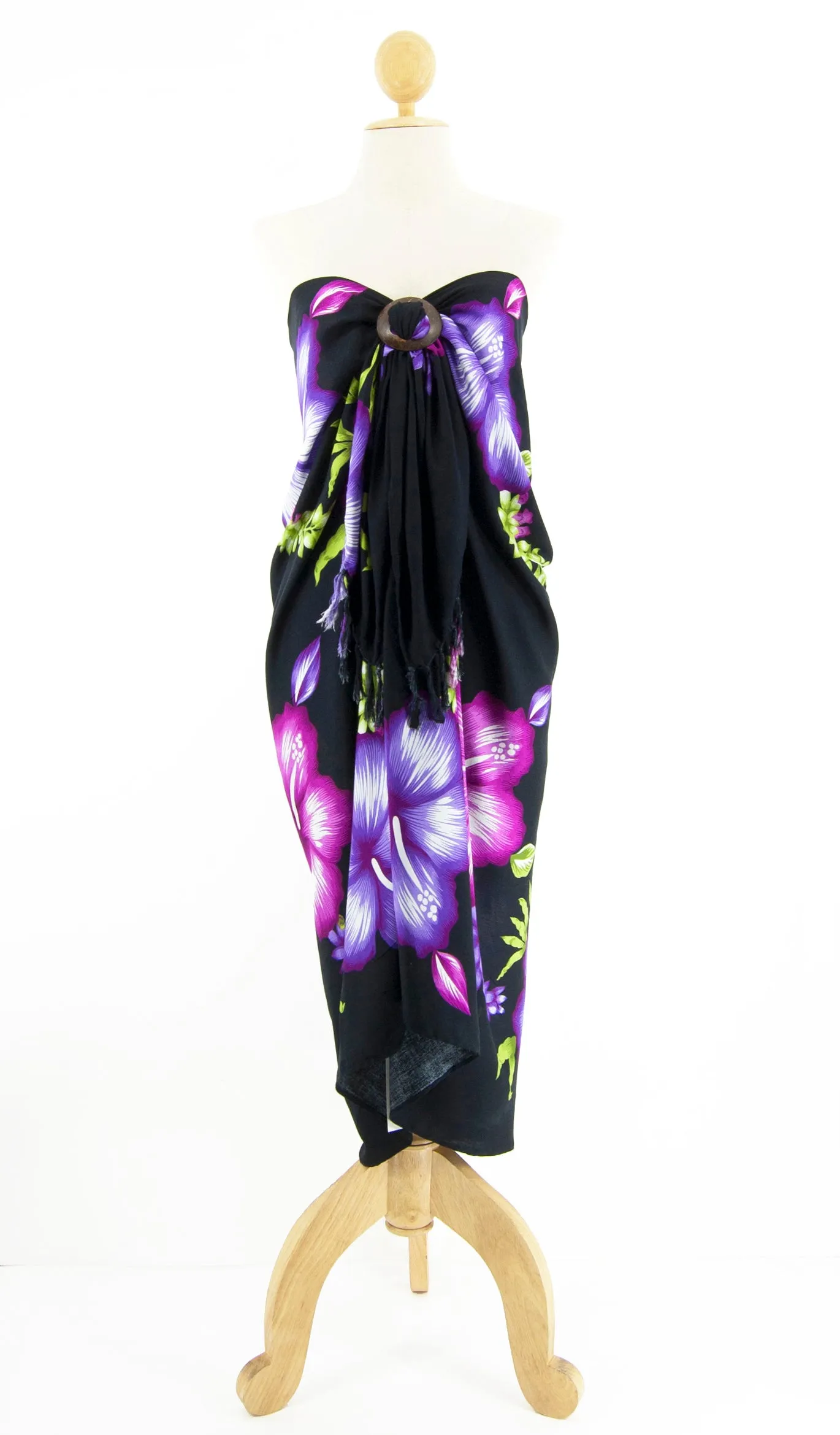 Long Printed Floral Sarong