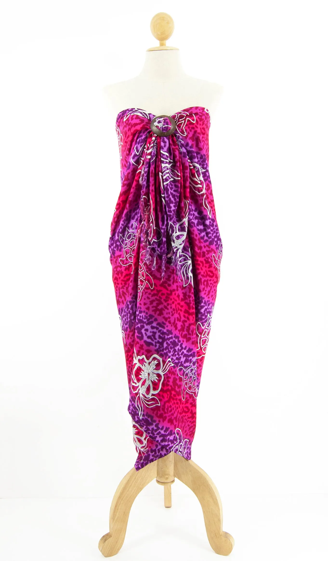 Long Printed Floral Sarong