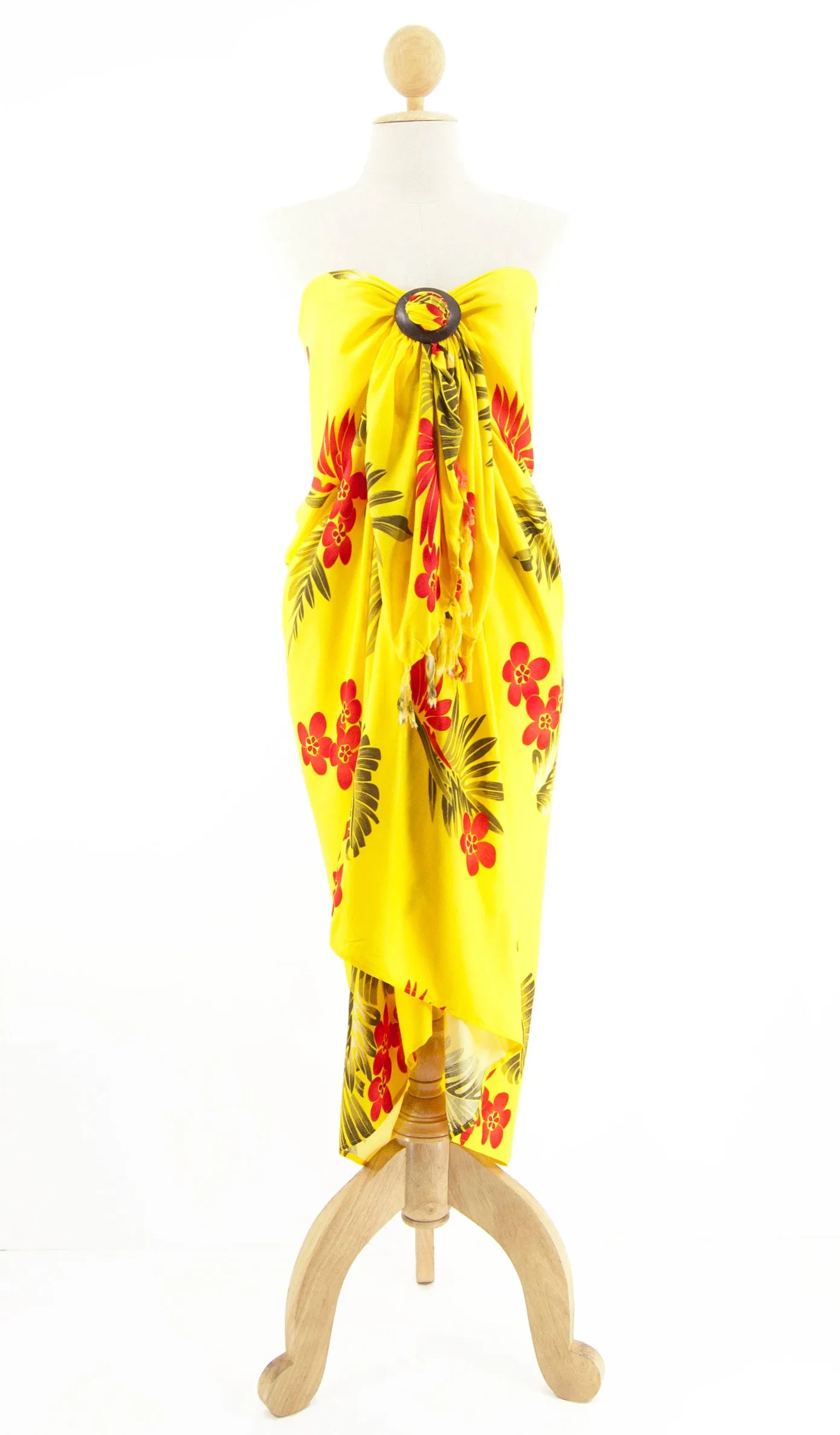 Long Printed Floral Sarong