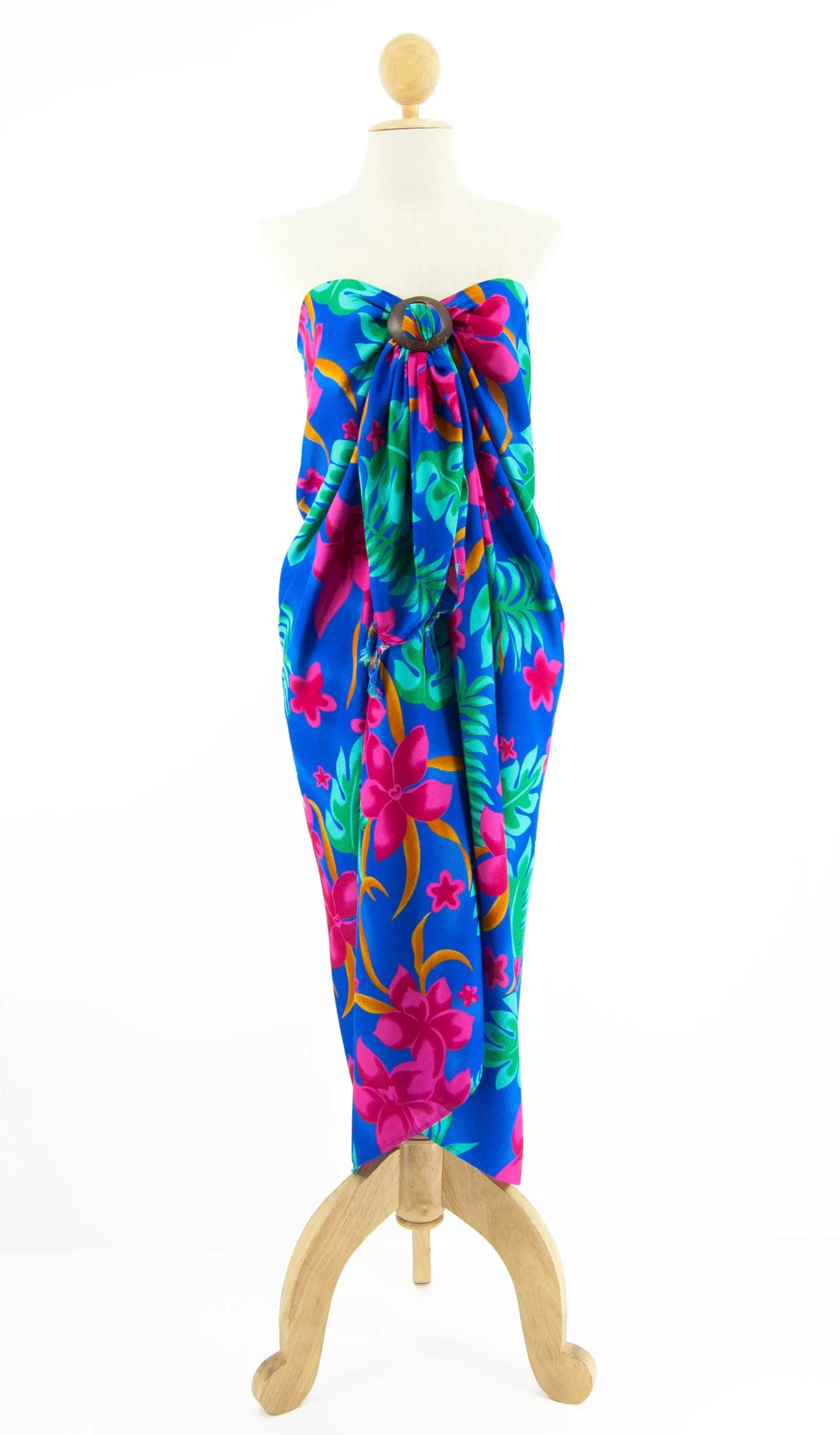 Long Printed Floral Sarong