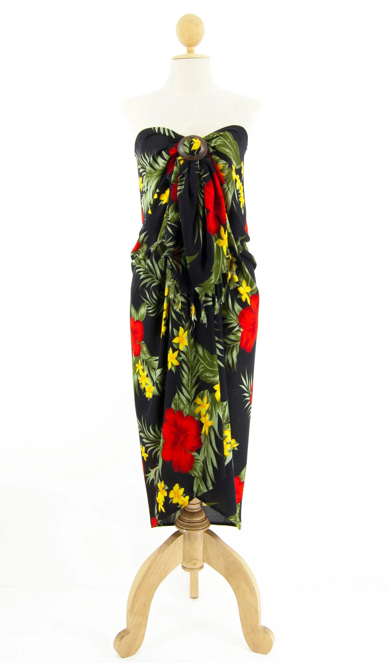 Long Printed Floral Sarong