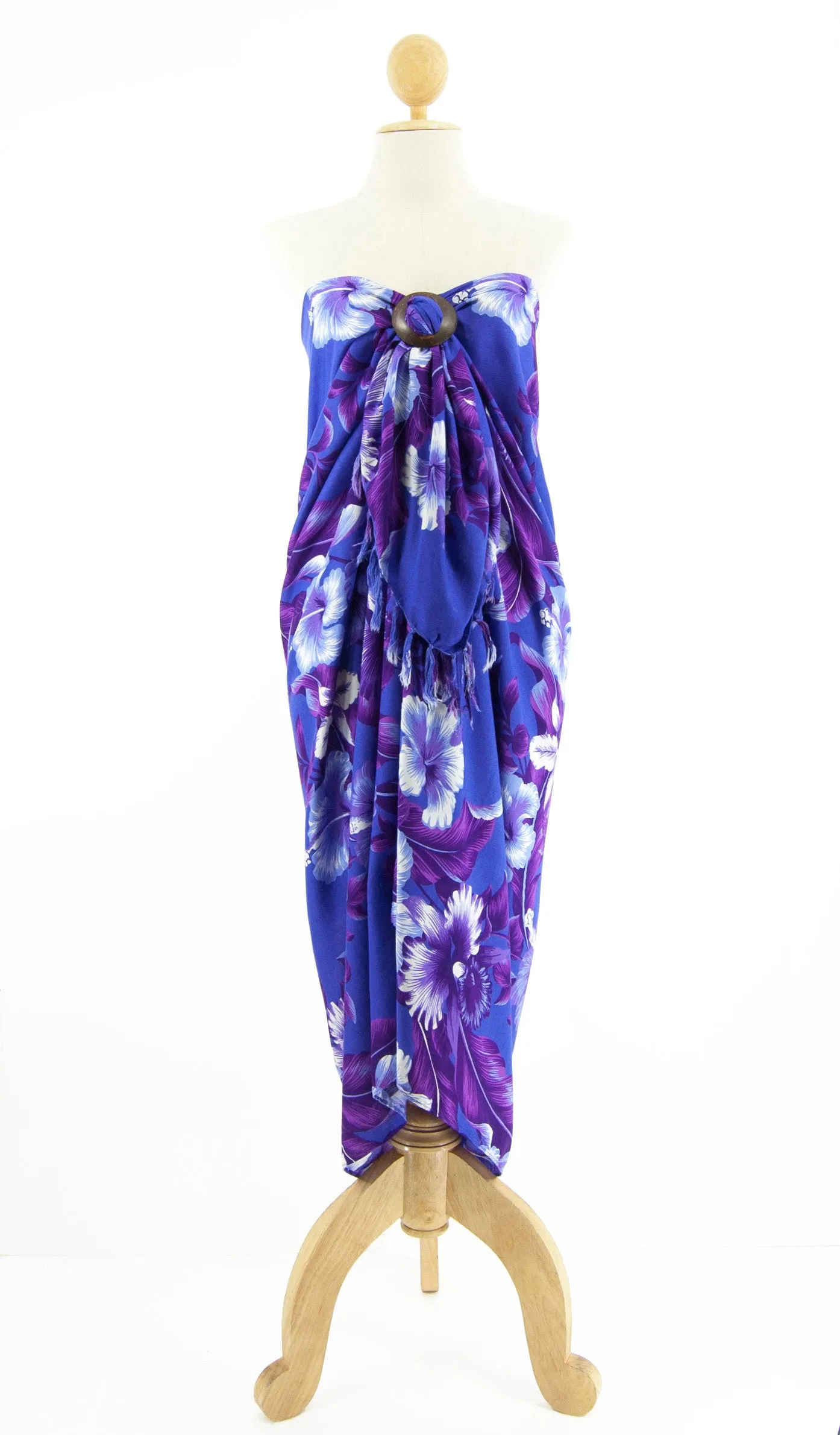 Long Printed Floral Sarong