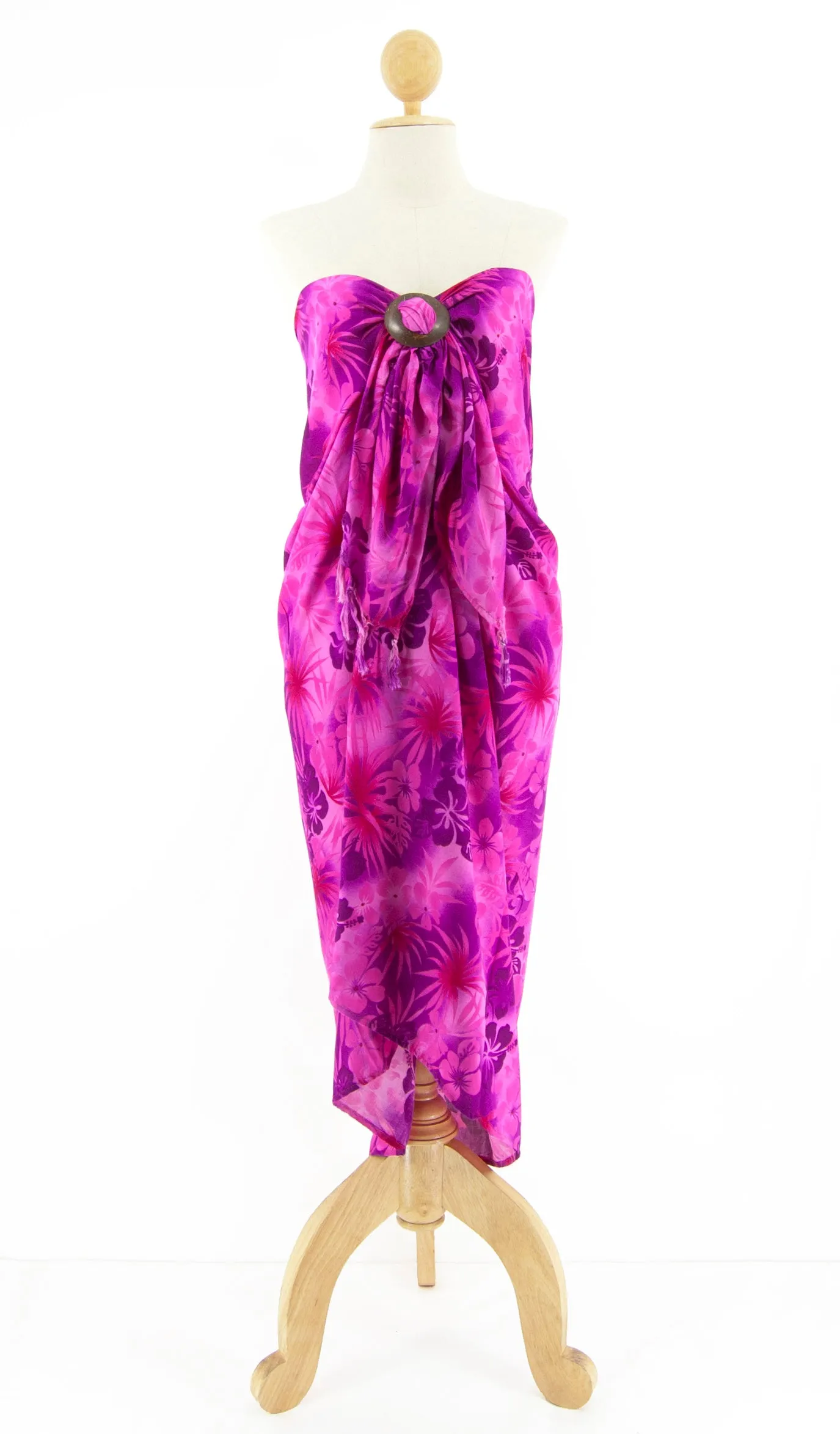 Long Printed Floral Sarong