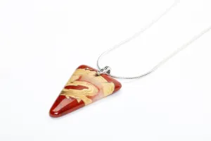 Long Red Jasper Necklace