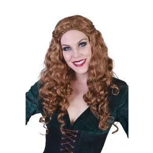 Long Red Medieval Wig - Sapphira