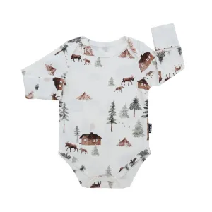 Long Sleeve Onesie - Moose