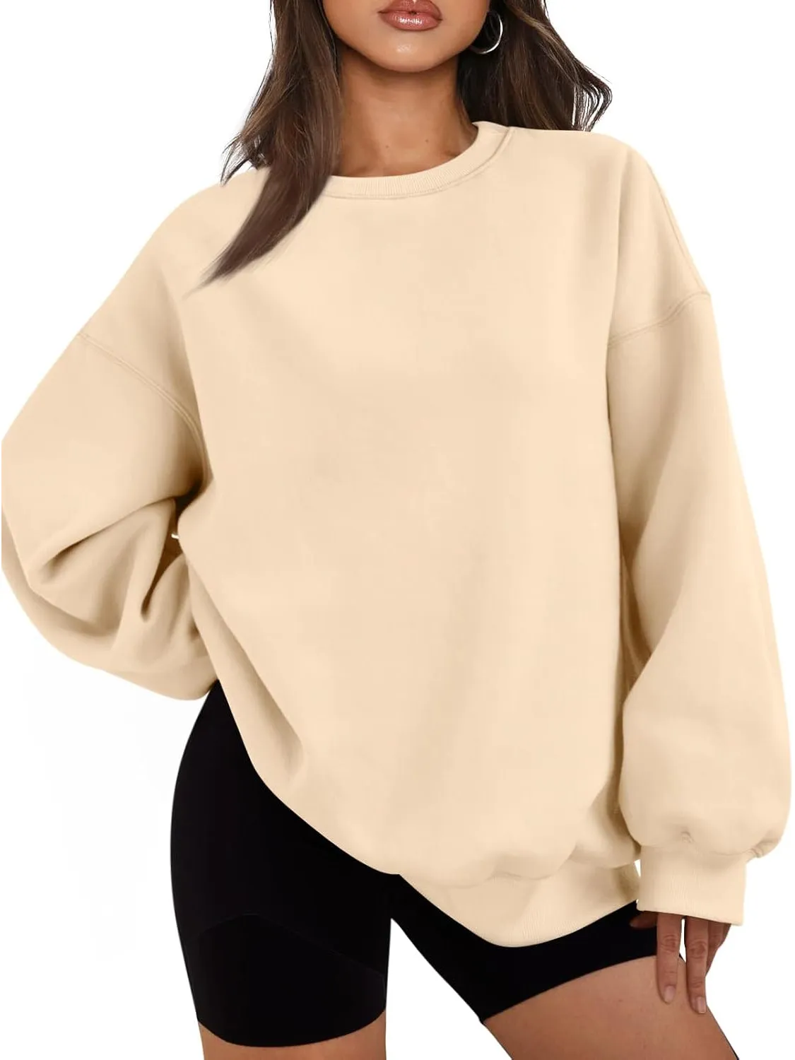 Long Sleeve Oversized Pullover Sweatshirt