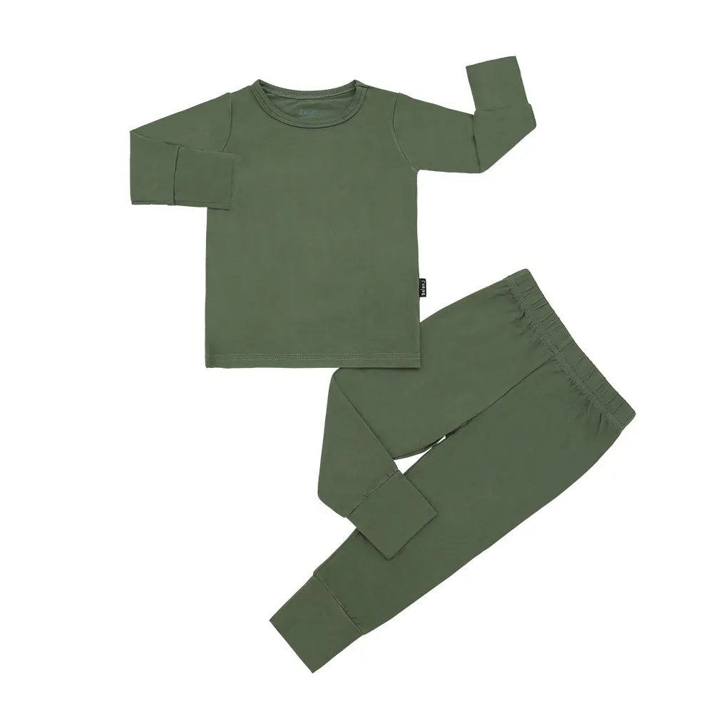 Long Sleeve PJ Set - Evergreen