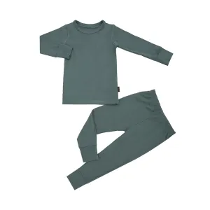 Long Sleeve PJ Set - Leafy Green