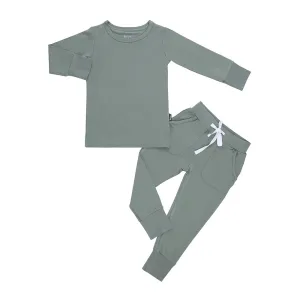 Long Sleeve PJ Set - Moss