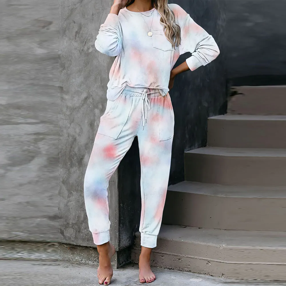 Long sleeve trousers pajama set