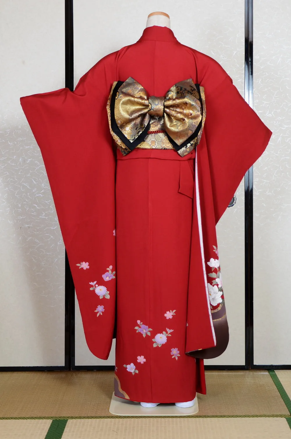 Long-sleeved kimono 6 items set / Furisode / FK#2-011