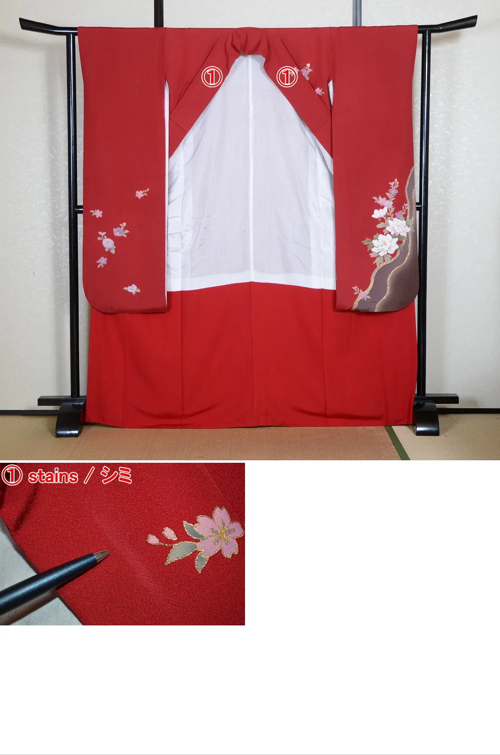 Long-sleeved kimono 6 items set / Furisode / FK#2-011