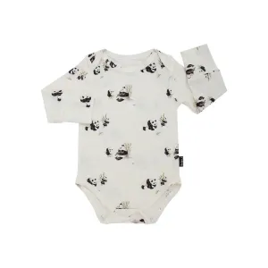 Long Sleeves Onesie - Panda