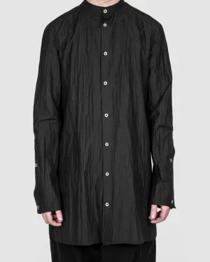 Long trench shirt black