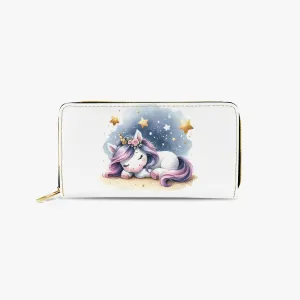 Long Type Zipper Purse, Unicorn, awd-516