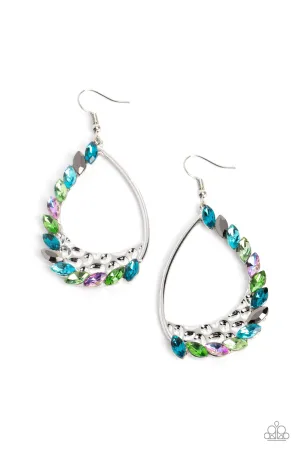 Looking Sharp - Multi Earrings - Paparazzi Accessories