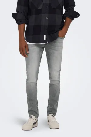 Loom Slim Grey Jeans - Grey