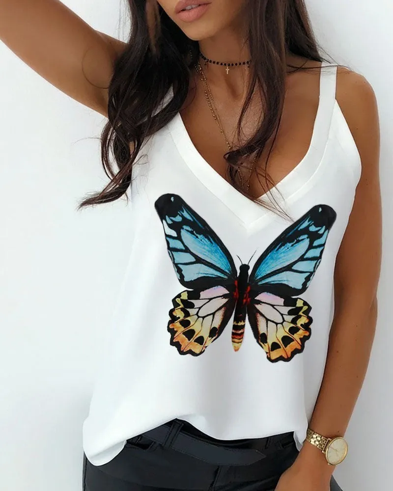 Loose butterfly camisole