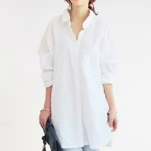 Loose Button-Down Shirt