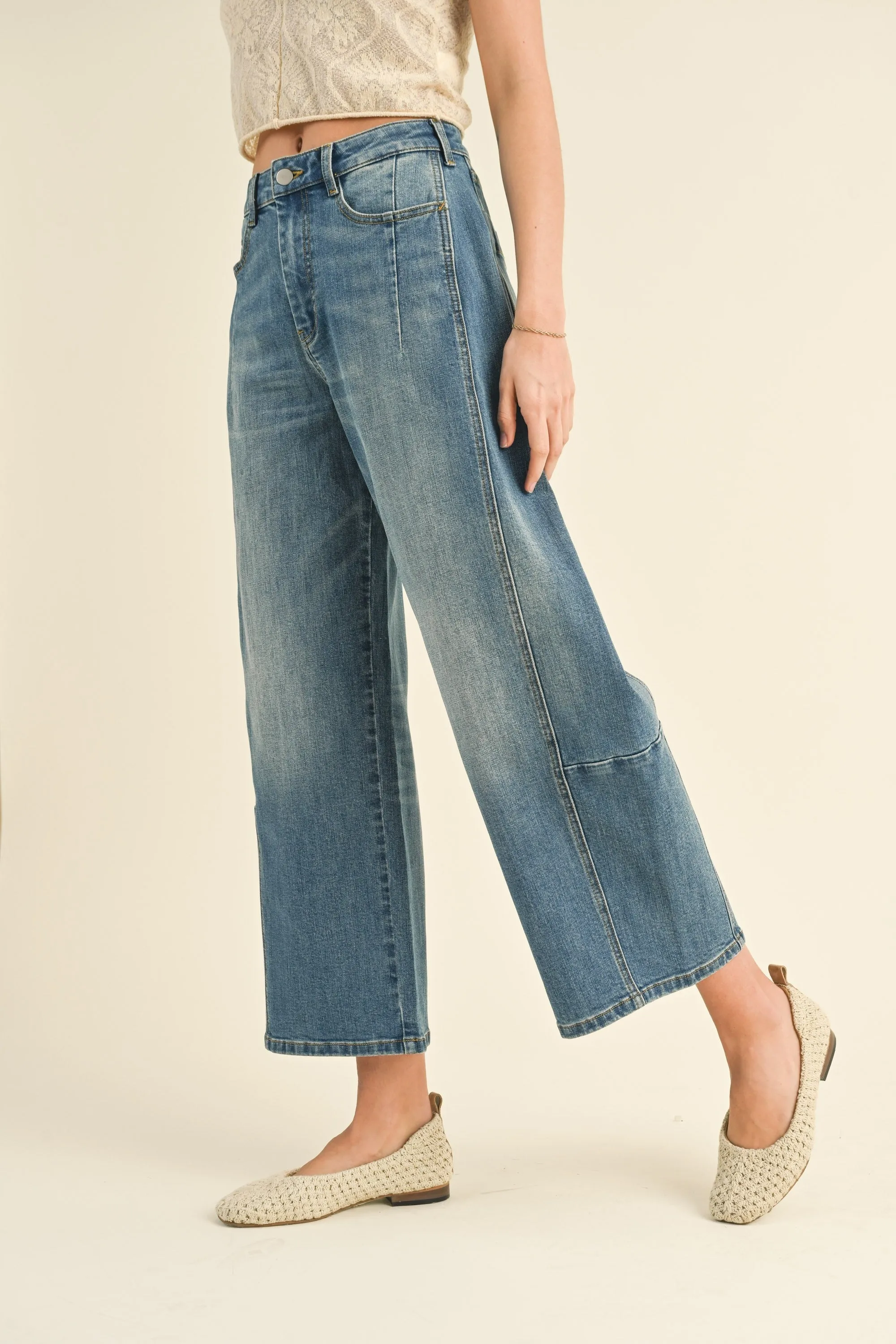 Loose Fit Denim Pants